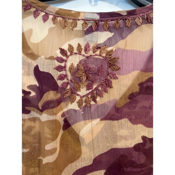 Raj SHEER EMBROIDERED TUNIC COVER UP - Picture 5 of 6